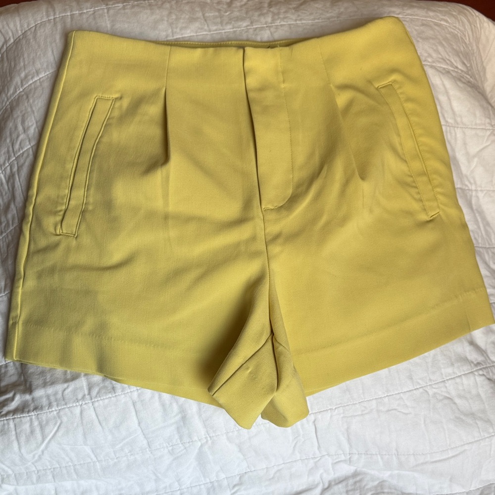 Yellow Women's Shorts